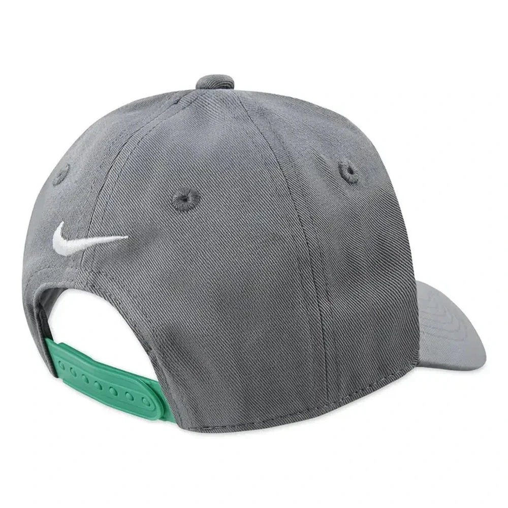 Nike Kids Club Cap Smoke Gray Logo Patch Baseball Hat (4-7) Adjustable Strap New